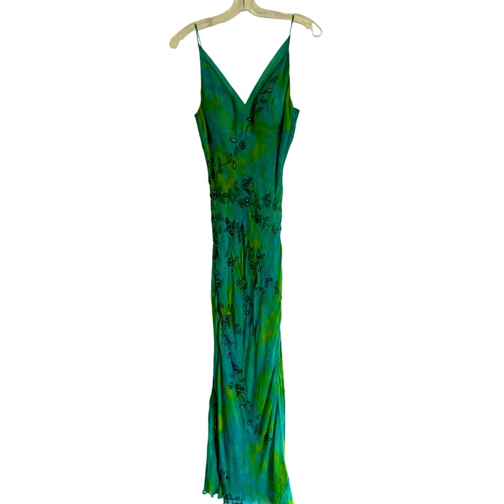 Gorgeous Marina 100% silk maxi dress